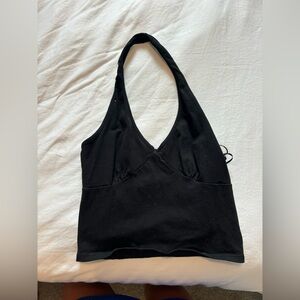 Black Halter Top